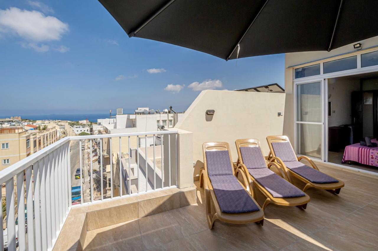 Summer Breeze Penthouse With Private Hot Tub & Terrace With Panoramic Views, By Getawaysmalta Меллиеха Экстерьер фото