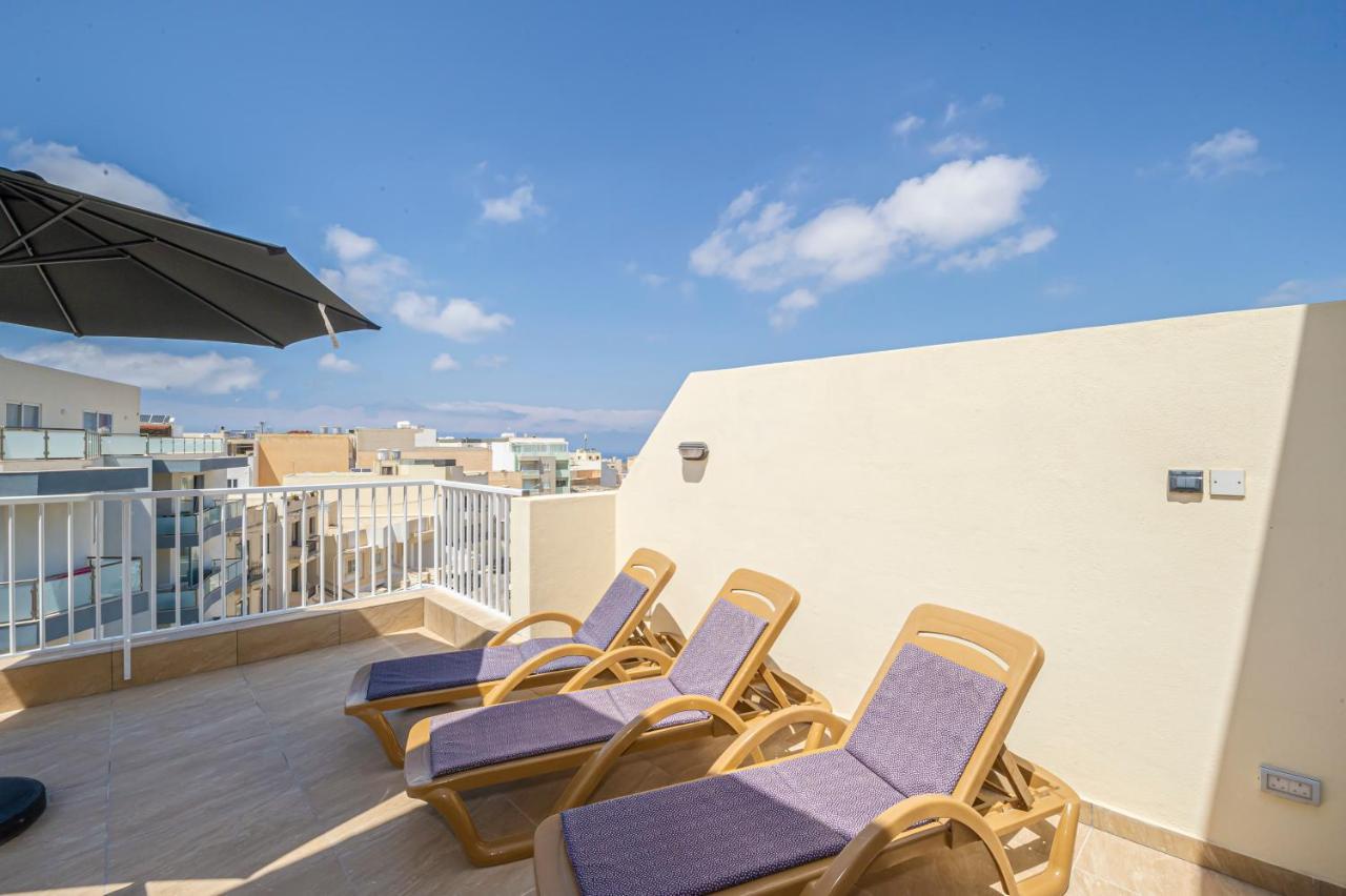 Summer Breeze Penthouse With Private Hot Tub & Terrace With Panoramic Views, By Getawaysmalta Меллиеха Экстерьер фото