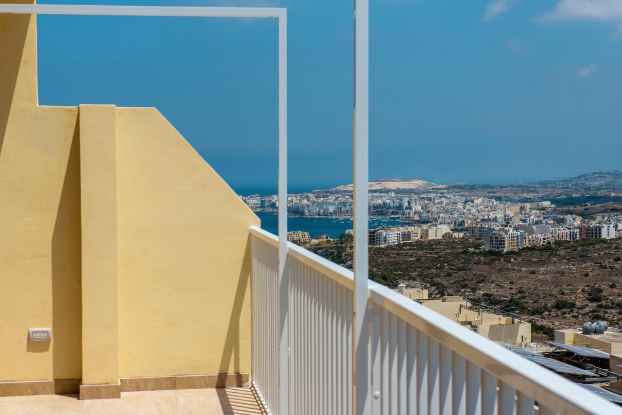Summer Breeze Penthouse With Private Hot Tub & Terrace With Panoramic Views, By Getawaysmalta Меллиеха Экстерьер фото